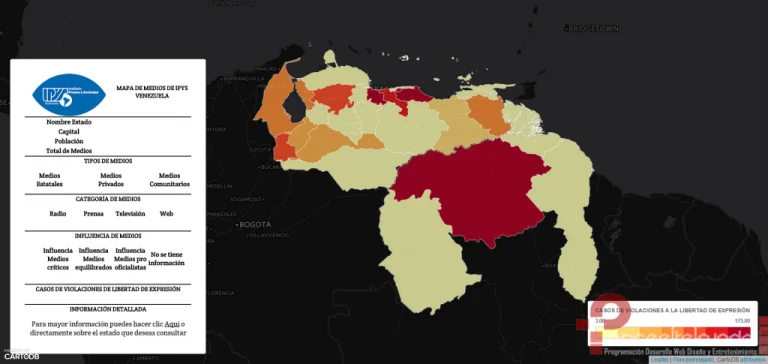 Cartografía de los medios de comunicación en Venezuela