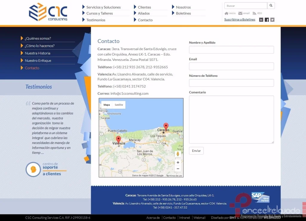 C1C Consulting: captura 4