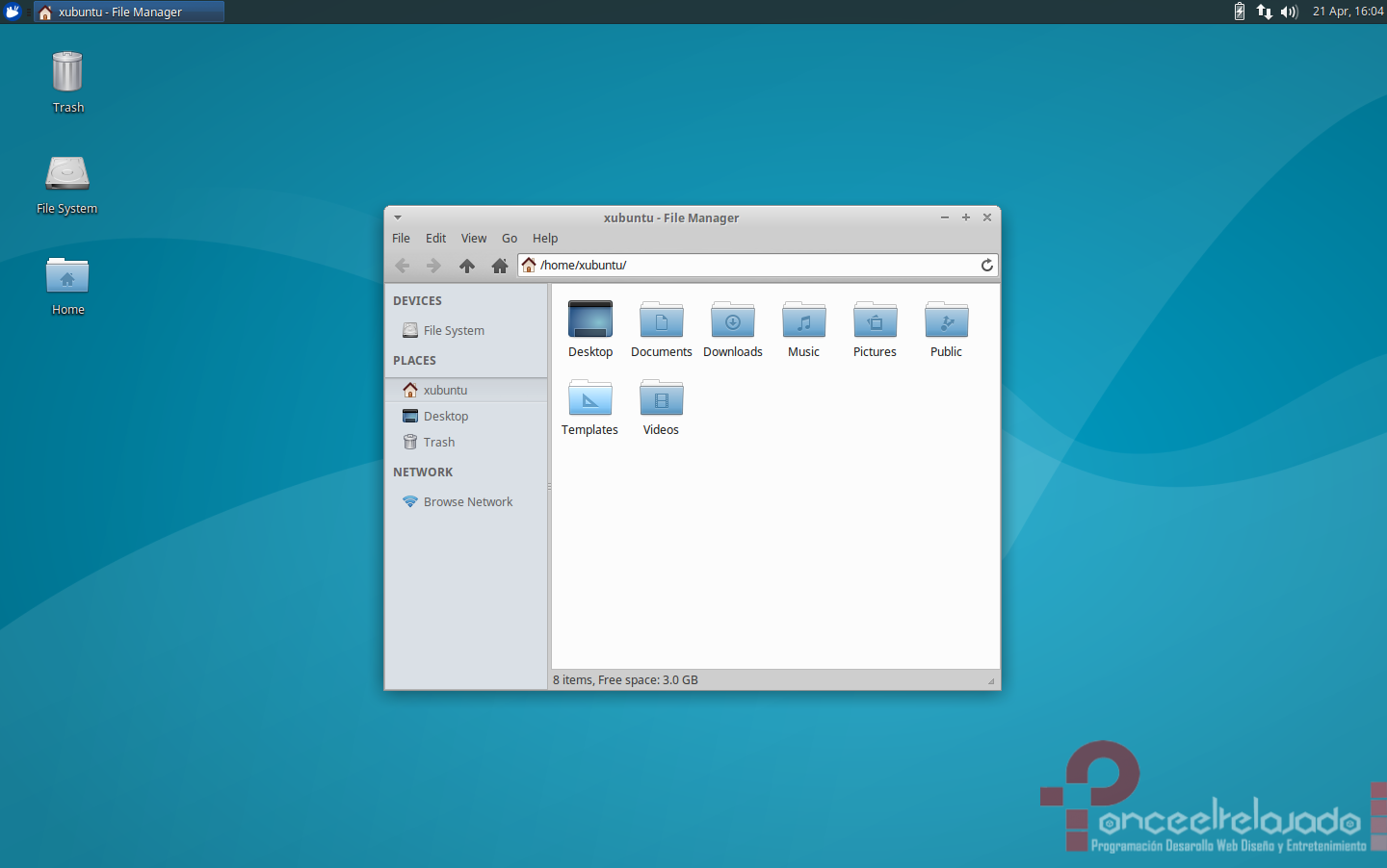 Xubuntu Screenshot