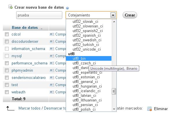 Ponceelrelajado - Drupal rear Base de Datos